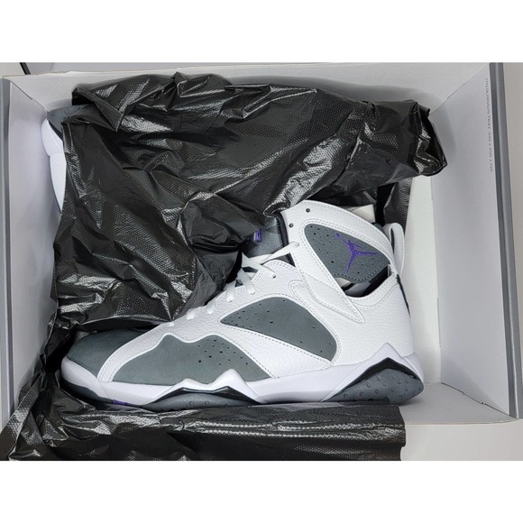 Nike Air Jordan 7 Retro Flint Grey White Shoes Sneakers Men\'s 9.5 CU9307-100 main image 2